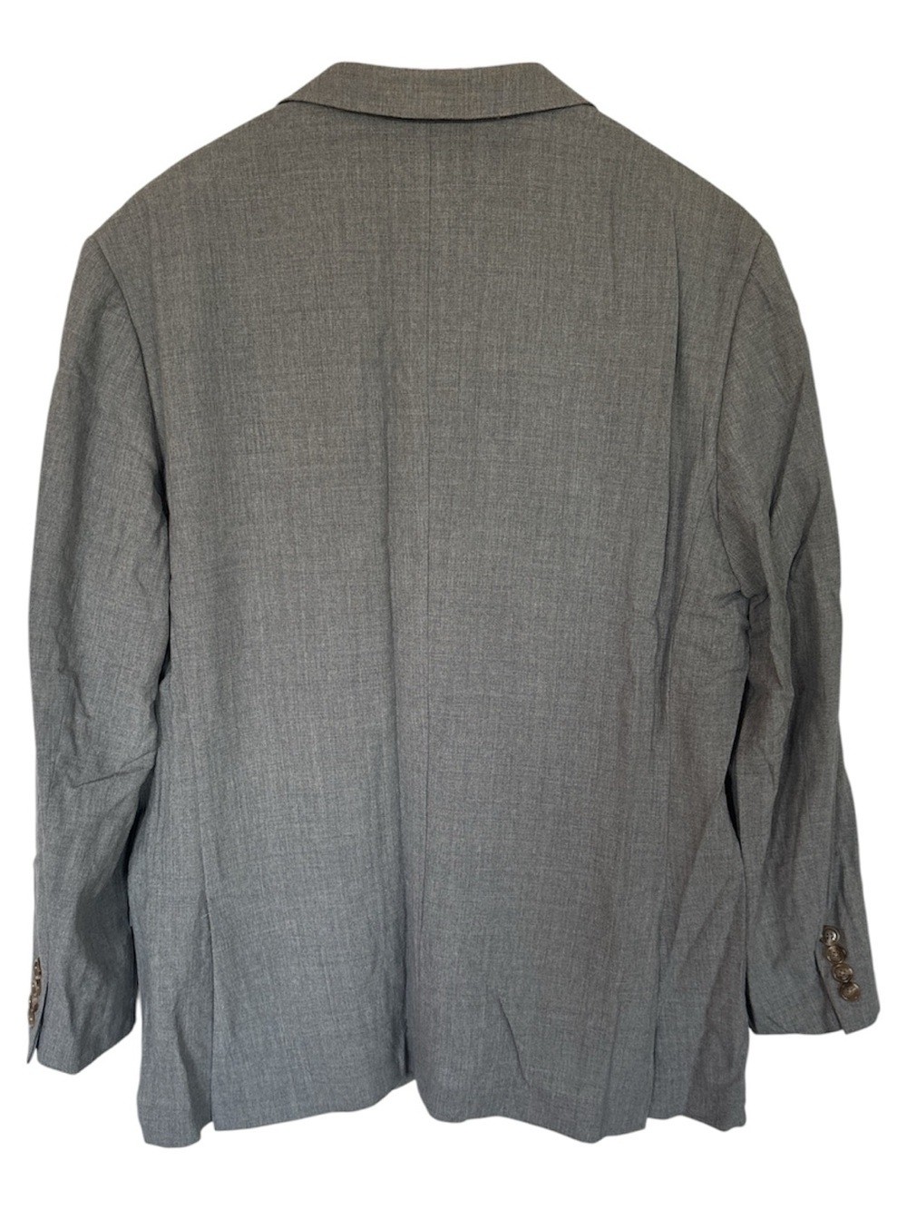 Men's Gray Two-Button Blazer - Classic Tailored Look - Picture 3 of 5